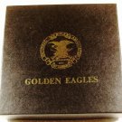 Goldtone NRA Golden Eagles Belt Buckle In Box 31516