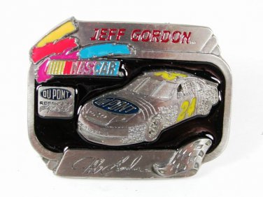 1995 Jeff Gordon Dupont Nascar Belt Buckle By HMS / JGI 5516
