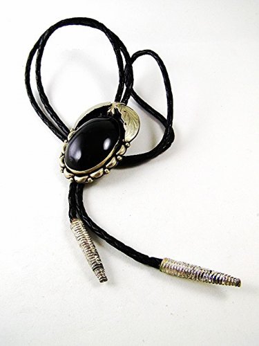 Vintage Mexican Alpaca Silver Southwest Style Bolo with Leather Cord 101316
