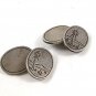 Edwardian / Deco Sterling Silver Oasis Palm Tree Cufflinks 91216