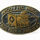 1990 ARCO 7 H.C. Price GHX-1 Project.Brass Belt Buckle by ANACORTES USA