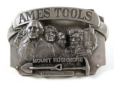 1987 Ames Tools Mount Rushmore Belt Buckle By SISKIYOU 91616