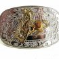 1950 - 60's Cowboy Rodeo Bucking Broncho New Old Stock Belt Buckle 12317