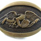 1976 American Eagle Solid Brass Belt Buckle By HERITAGE MINT 71217