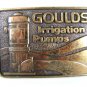 1979 Goulds Irrigation Pumps Solid Brass Belt Buckle By BTS 81016