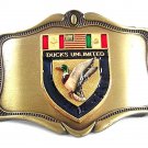 1978 Goldtone Ducks Unlimited Enameled Buckle By A.H.M. 41617