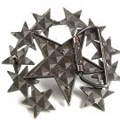 Vintage 10 Little Stars 1 Big Star NO FEAR Belt Buckle 92117