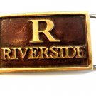 Vintage R Riverside Belt Buckle