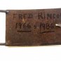 Vintage R Riverside Belt Buckle