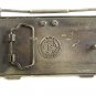 HUGE 5" x 2 3/4" Vintage Silvertone BOOM BOX Signed Belt Buckle 3717