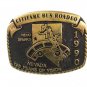 1990 Citifare Bus Rodeo Reno NV Brass Belt Buckle By ANACORTES 72816