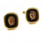 Vintage 1960's Greek or Roman Warrior Cufflinks By FOSTER PAT PEND USA 31317