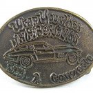 Vintage Wrap Your Ass In Fiberglass Buy A Corvette Belt Buckle 112717