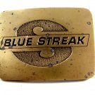 1970's Blue Streak Belt Buckle by CD Hit Made in USA