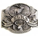 1993 Elks BPOE 1868 - 1993 125th Anniversary Belt Buckle By SISKIYOU 9117