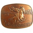 1975 Smith & Wesson Cowboy, Horse, Gun, Belt Buckle By Smith & Wesson 9617
