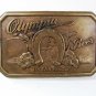Olympia Beer Bottle Opener Horse Shoe Brass Belt Buckle Unbranded 72216