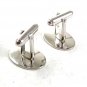 Vintage Silver Tone Initial / Letter B Cufflinks 12617
