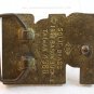 Vintage Phil Solid Brass Belt Buckle