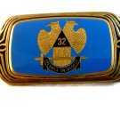 Vintage 1983 Enameled 32nd Degree Masonic Belt Buckle