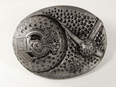 1988 Handmade Elko Nevada Mining Pick Belt Buckle By GARY RAZEN 72716
