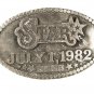 July 1, 1982 STAR 1353 Wild West Belt Buckle By CREATIVE HORIZONS 72916