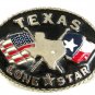 Vintage TEXAS Lone Star State Flags Buckle Made In USA 41617
