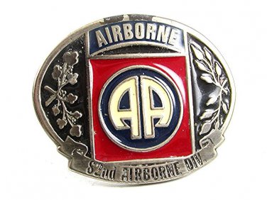 Vintage 82nd AIRBORNE Division Belt Buckle Made In USA 101117