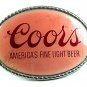 Ladies Vintage Pink COORS America's Fine Light Beer Belt Buckle 101317