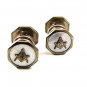 Deco Masonic Snap Link Cufflinks By PARK ROGER JIFFY Pat Jun 11 1920 12917