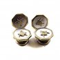Deco Masonic Snap Link Cufflinks By PARK ROGER JIFFY Pat Jun 11 1920 12917