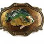 1978 Perch Small Mouth Bass Fish Belt Buckle By RAINTREE 7617