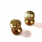 Edwardian Art Deco Goldtone Pull Apart Cufflinks Unbranded Made England 8415