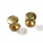 Edwardian Art Deco Goldtone Pull Apart Cufflinks Unbranded Made England 8415