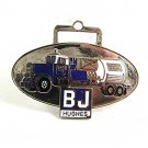Vintage Enameled BJ HUGHES Watch Fob By AMK 10517