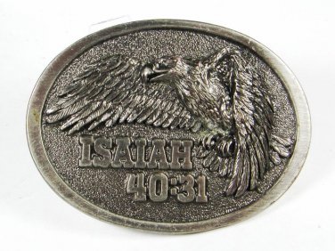 Old Testament Isiah 40:31 Belt Buckle Unbranded MADE IN U.S.A. 103015
