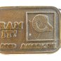Vintage Ram It Reed American Belt Buckle