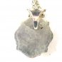 Silver Tone Gothic Renaissance Style Pendant & 18" Chain Unbranded 5216