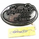 Silvertone Surfers Rule Belt Buckle By ED HARDY 33116a w/ Tag