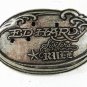 Silvertone Surfers Rule Belt Buckle By ED HARDY 33116a w/ Tag