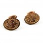 Victorian / Edwardian Gold Tone Fleur De Lis Cufflinks 31017