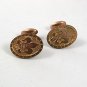 Victorian / Edwardian Gold Tone Fleur De Lis Cufflinks 31017