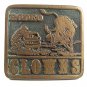 1976 Western Cowboy Rodeo CLOWNS Belt Buckle By DEZY 10217