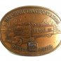 Wal-Mart Transportation Safety Award 10 Sams Club Brass Belt Buckle 41117