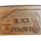 Vintage Black Powder Belt Buckle