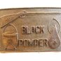Vintage Black Powder Belt Buckle