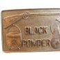 Vintage Black Powder Belt Buckle