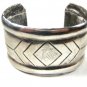 Vintage Sterling Silver Southwest Cuff Bracelet by NOAKES 10415
