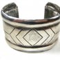 Vintage Sterling Silver Southwest Cuff Bracelet by NOAKES 10415