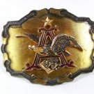 1977-81 Anheiser Busch Eagle Beer Belt Buckle By RAINTREE Made In USA 52316